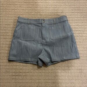 Cinq a Sept Blue Jean Shorts